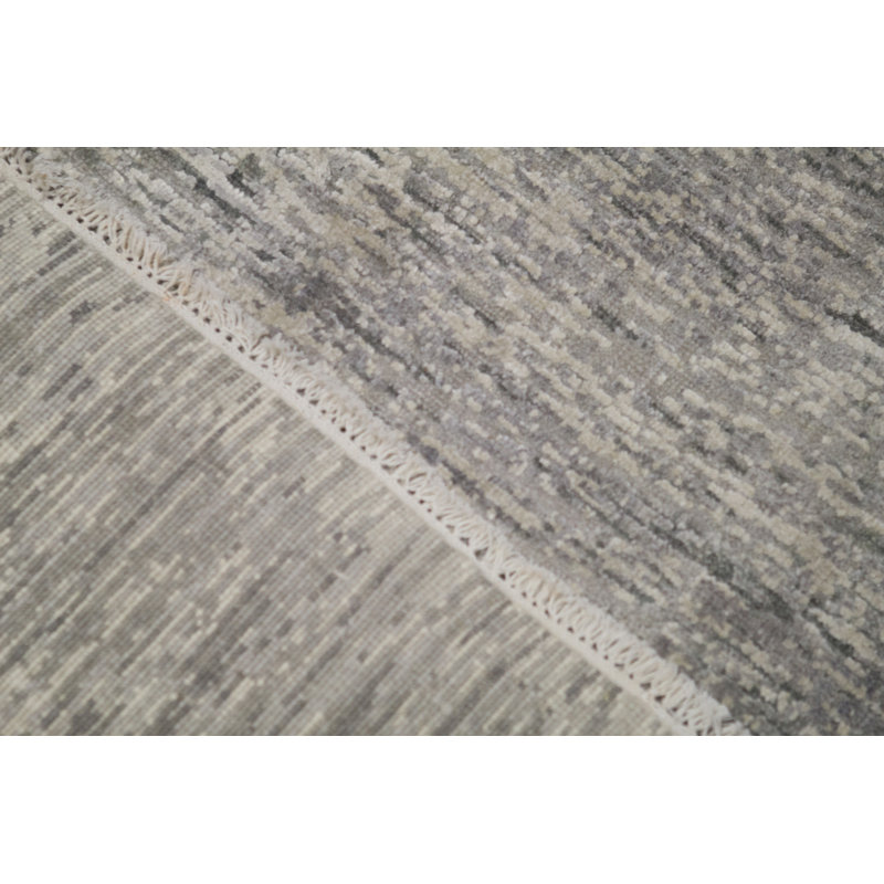 Hand-Knotted High-Quality Beige and Gray Area Rug