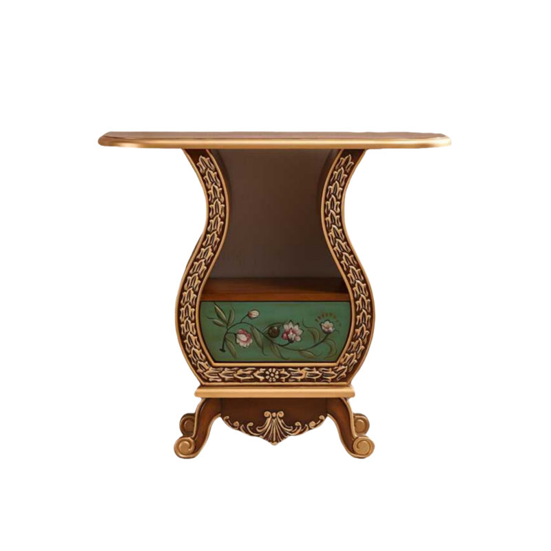 Commode d'appoint en bois massif Arthuro