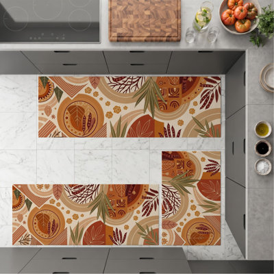 Tapis de cuisine lavables antidérapants Autumn Harvest