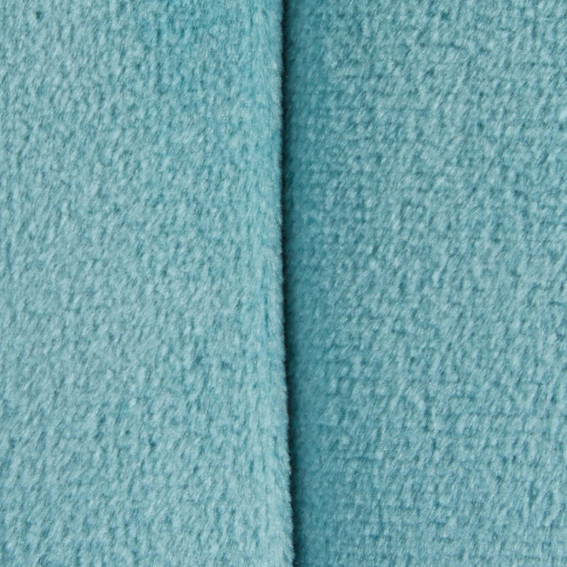 Repose-pieds tressé rond 16 po, Bleu