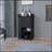 Allandale 1-Door Bar Cart with Wine Rack and Casters, Perfect for Entertaining and Organizing Bar Essentials-1130639136