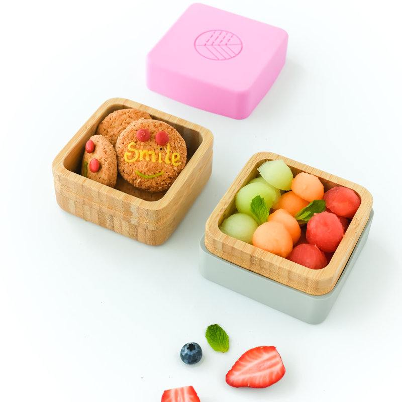 Food Storage Container, Pink/Grey