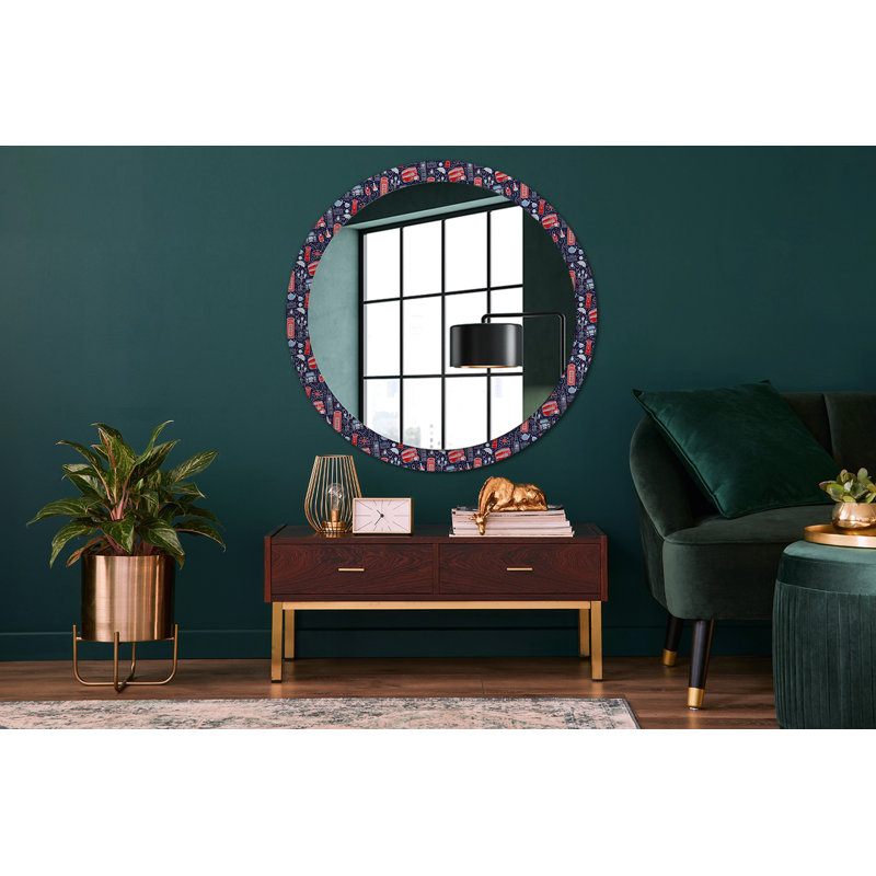 Huldar Glass Flat Wall Mirror