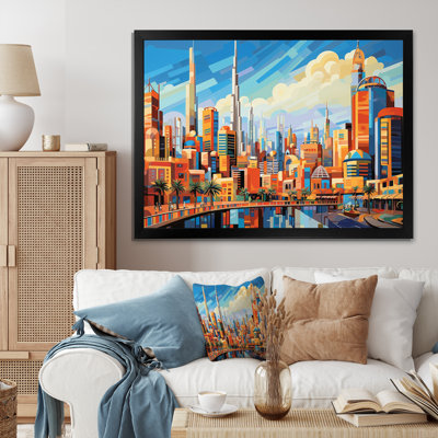 " Pop Art Dubai Cityscape III "