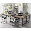 Zina 90.55'' W Rectangle Double Computer Desk-515409399