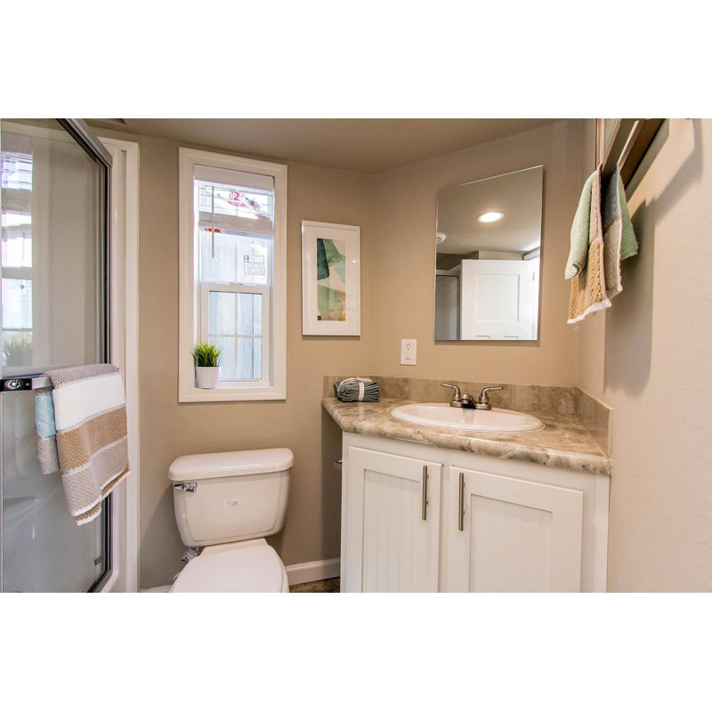 Scottville Residential Medicine Cabinet, Surface Mounted, Stainless Steel Framed, 26" H x 20" W x 4.25" D