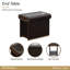 West Kensington End Table - Medium Espresso-184646966