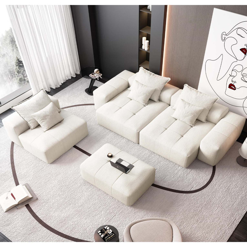 Canapé modulaire surdimensionné Modern, Beige