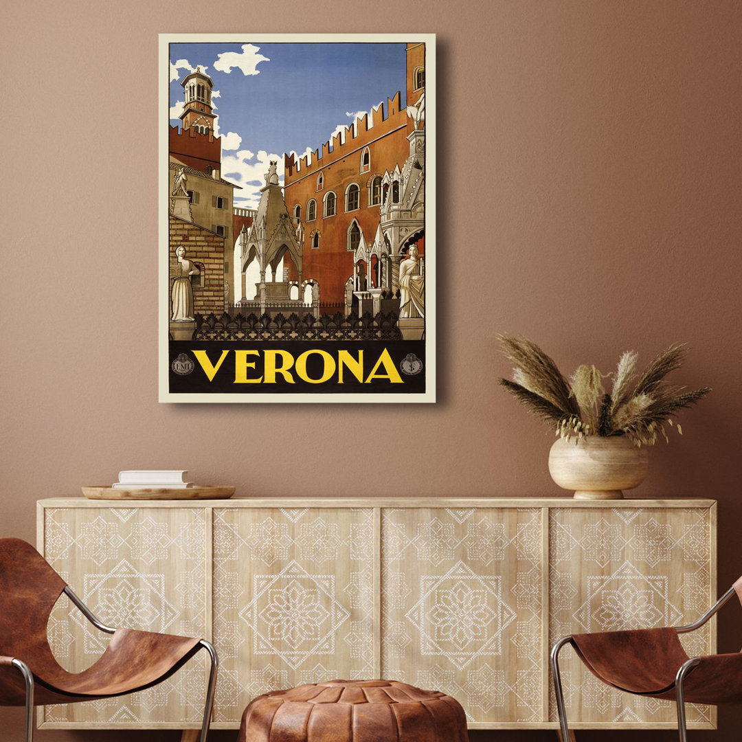 Vintage: Verona, 1938 von Anonymous - Kunstdrucke auf Leinwand - Wrapped Canvas