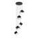 Kaim 5 - Light Ice Cube Cluster Pyrite Multi  Pendant Lamp Stairway Dining Room