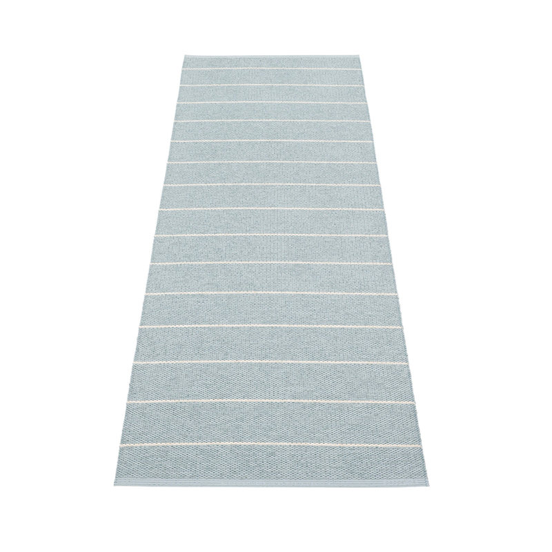 Tapis CARL bleu brouillard / bleu colombe 2,25 x 6 pi, Tapis de couloir 2 pi 4 po x 6 pi