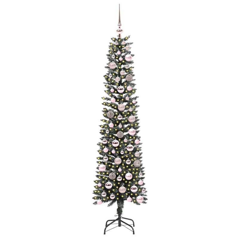 Artificial Christmas Tree with Stand, 5.91' H, Pink
