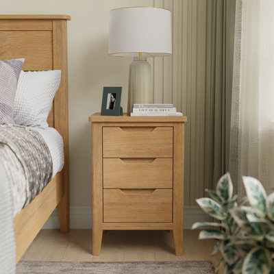 Baggett 40cm W Solid + Manufactured Wood Bedside Table