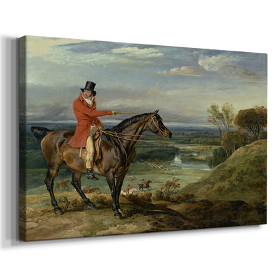 Equestrian Portrait (A Gentleman on a Hunter)-James Ward-Gallery Wrapped Canvas-c. early 19th Century