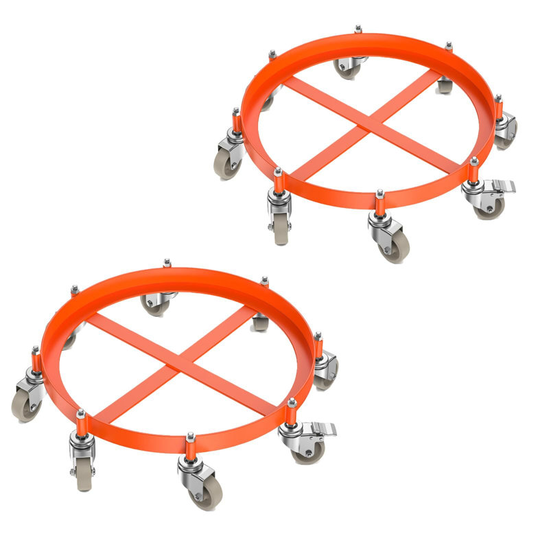 Chariot à tambour 55 gallons, chariot robuste