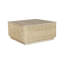 Table basse rectangulaire en rotin avec tiroir
