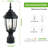 Jumainah Dusk to Dawn Outdoor Post Light-82943745