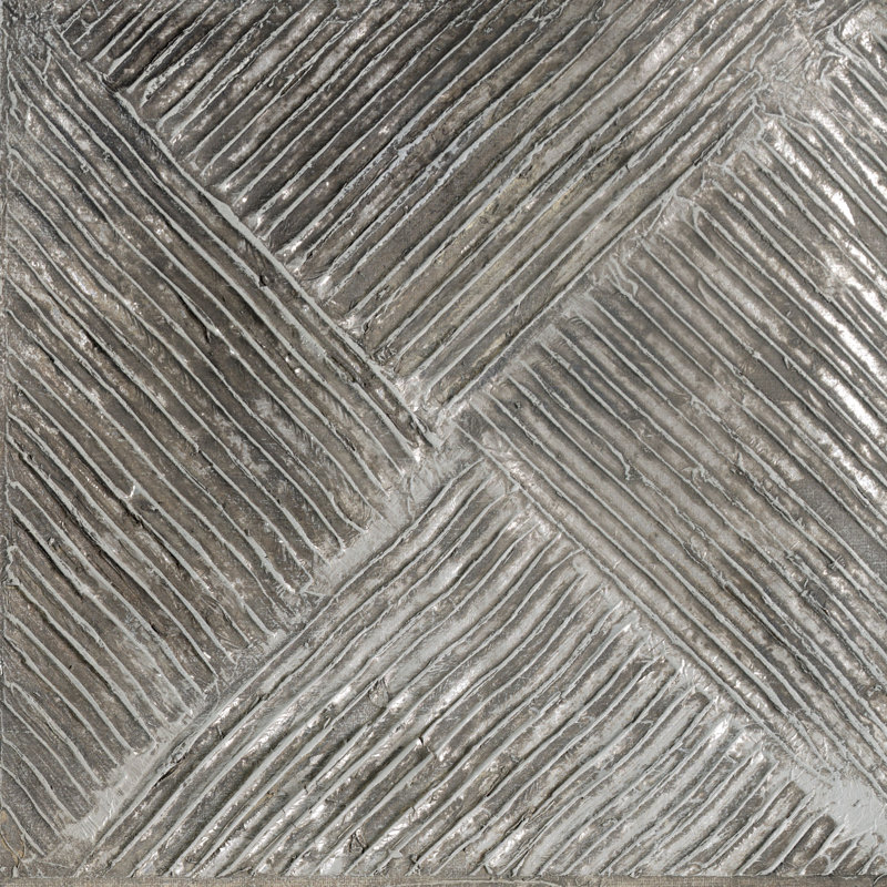 Griege Neutral Pattern II - Wrapped Canvas Painting, 91cm H x 91cm W x 3.8cm D