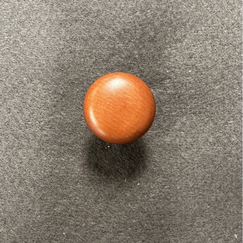 (5 Pack) 1-3/16 inch Provincial Wood Knob, Nostalgic Blonde