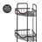 3 Tier Aluminum Bath Shelf in Black