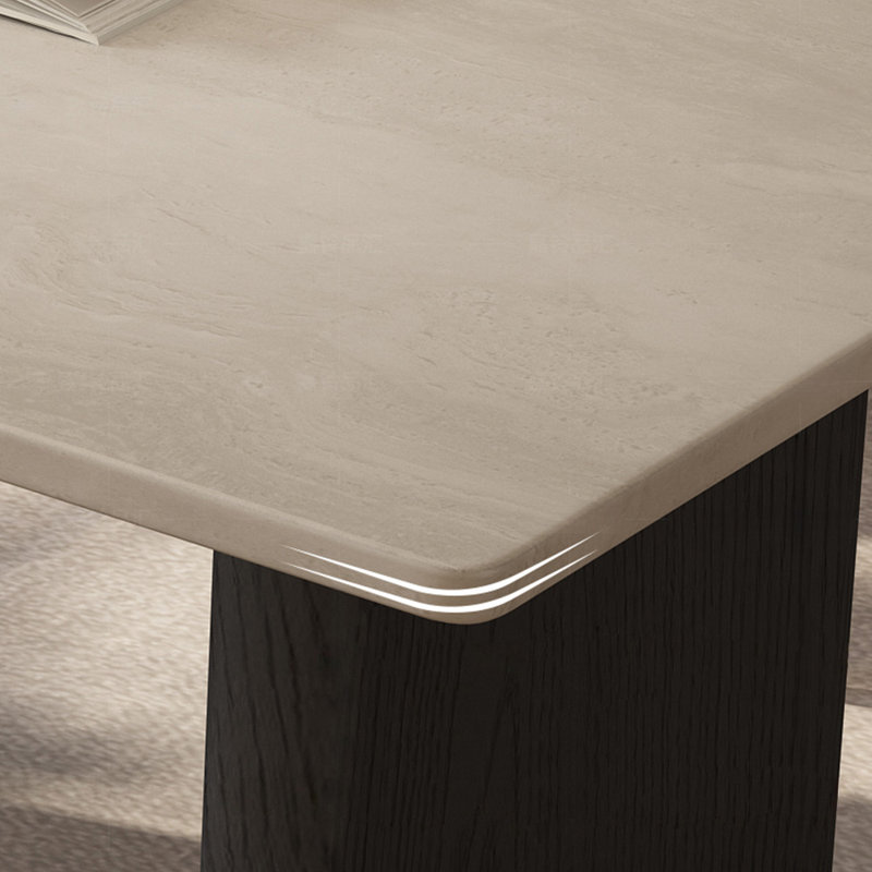 Rectangular household dining table, 29.52"H x 78.74"L x 31.49"W