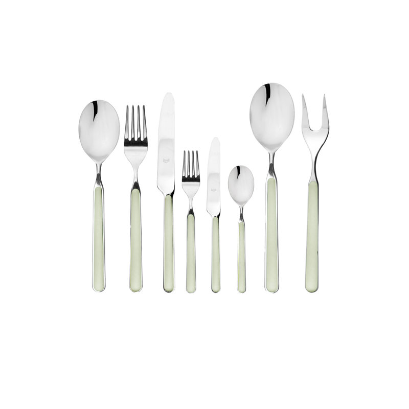 Ensemble de couverts Fantasia - 74 pièces - Sauge, Sauge