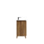 Meuble-lavabo de plancher pliant breveté de 30 po avec lavabo en céramique, armoire autoportante sans outil en 1 minute (chêne doré)-940489771