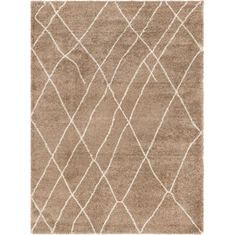 Geometric Indoor Rug, Rectangle 8' x 11'