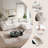 Boneless 103" Boneless Sectional Couch Modular Sofa, Deep Seat Faux Fur Cloud Couches For Living Room, L-Shaped Couch With Movable Ottoman, No Assembly Required-2073341807