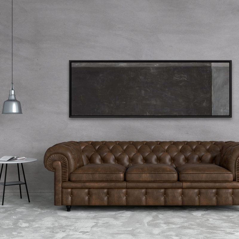 Quatre nuances de gris - décor de toile encadré industriel gris
