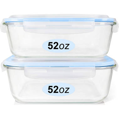 Prep & Savour [8-Pack, 30 Oz] Glass Meal Prep Containers, Food