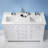 Larry 60 " W Freestanding Standard With Quartz Top-1752490026