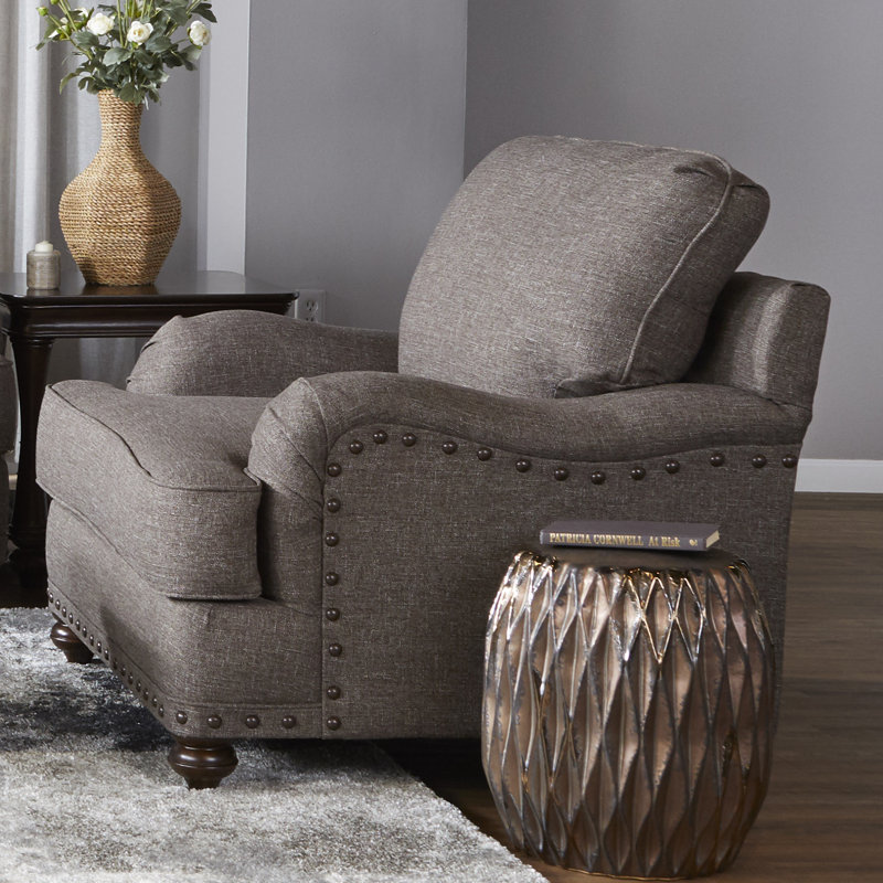 Areionna Upholstered Armchair, Phineas Driftwood