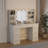Makeup Vanity With 20W Fast Charging Type-C Outlet And 3 Modes Adjustable Brightness Light（Without Vanity Stool ）-1527776622-1494473756