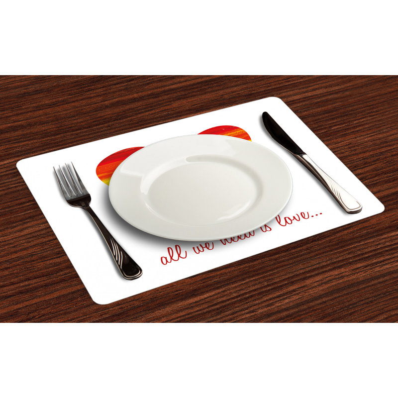 Polyester Abstract Rectangle Placemat