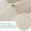 Couvre-lits légers d'été - Ensemble de courtepointe surdimensionnée 3 pièces - Ensemble de couvre-lit réversible - Taille simple / simple TG-123016134-123016144
