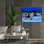  «Village» par Michael Fratrich, art mural sur toile, 54 po x 40 po