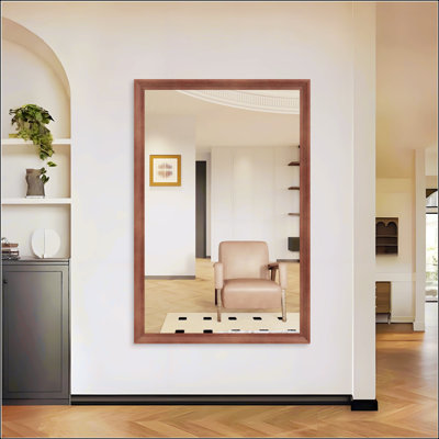 Oversized Rectangle Bathroom Mirror With Aluminum Frame For Multiple Rooms