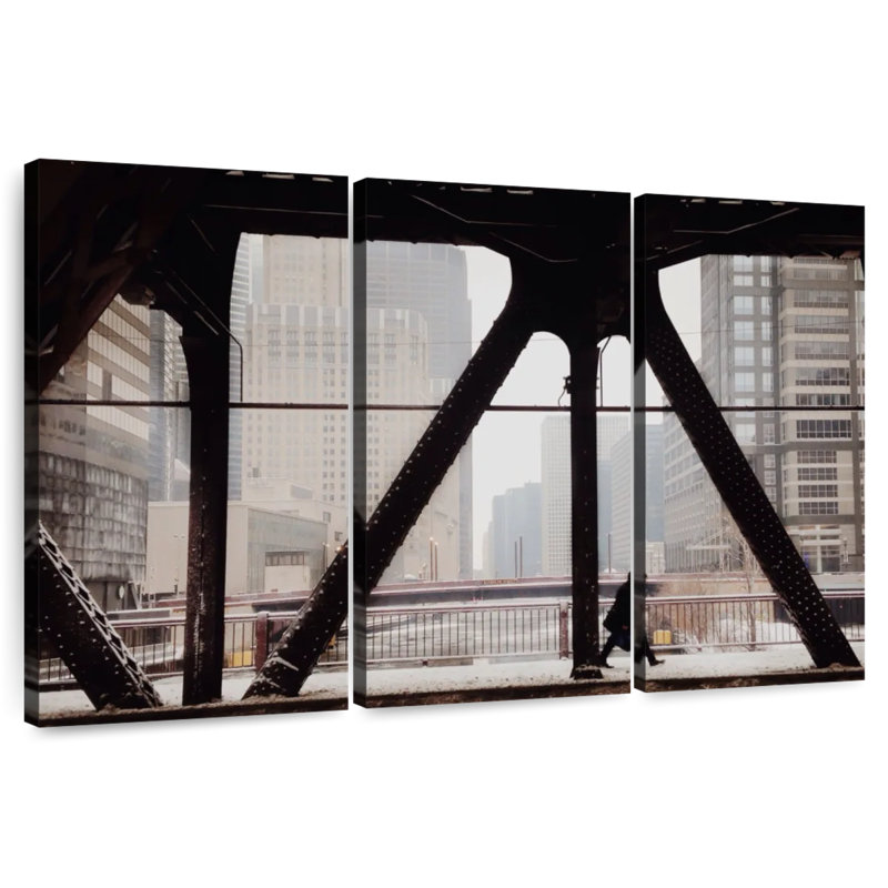 Sebbie Urban Chicago Winter, H 32 po x l 50 po