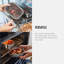 Black+Blum Set of 2 Steel Rectangular Food Box Small - Grey