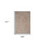 Tapis médaillon floral bleu et sable 9 pi x 12 pi avec frange
