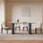French retro table and chair combination-108364356