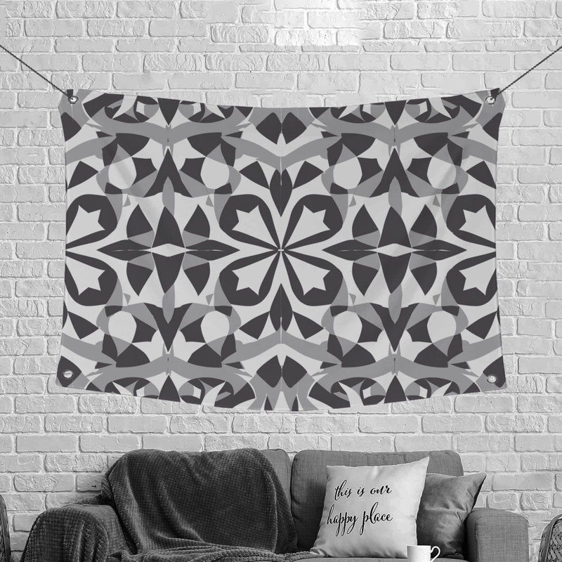 Tapisserie en microfibre, H 88 po x l 104 po