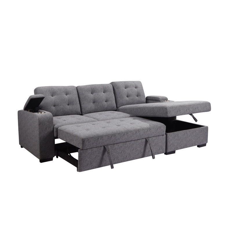 Canapé-lit modulaire modulaire avec méridienne avec méridienne de rangement Living Room