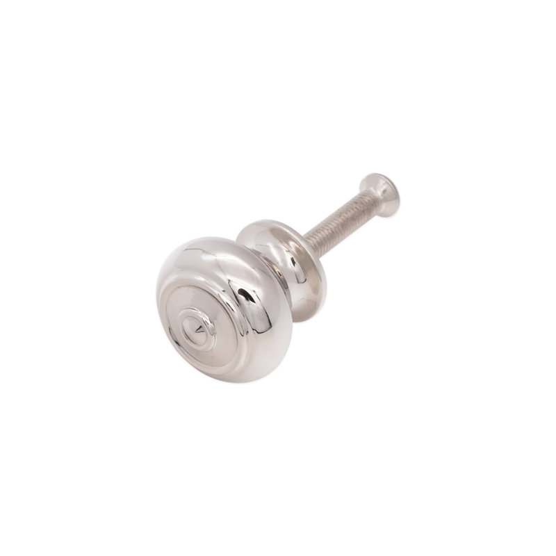 Bloxwich Small 30mm Cupboard Knob, Polished Nickel