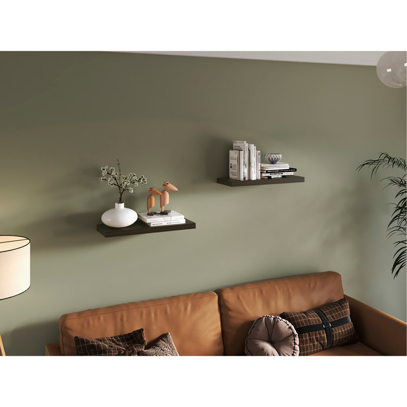 Ensemble de 2 tablettes flottantes de 31,5 po de largeur Ecco, 1.5" H x 31.5" W x 9.8" D