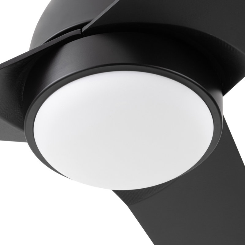 Ventilateur de plafond 52 po Mule Selana, Noir mat, Noir mat