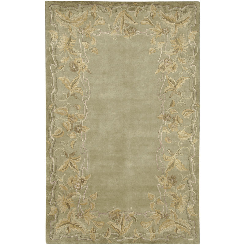 Margaret Wool Floral Indoor Rug, Rectangle 2' x 3'