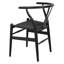 Chaise de salle à manger en bois massif, chaise Mid-Century-932258285