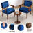 23" Wide Velvet Accent Armchairs With Solid Wood Foot-1727873993